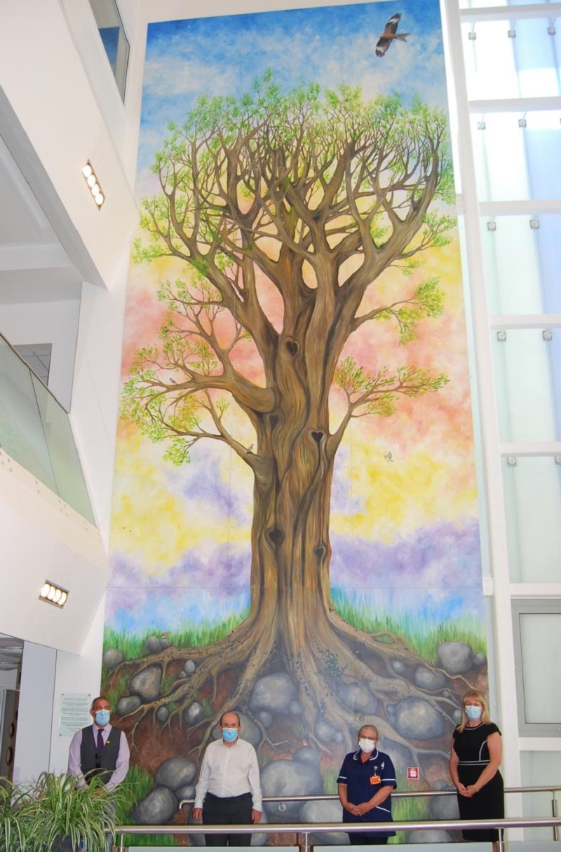 30ft ‘Tree of Hope’ unveiled at Kettering General Hospital