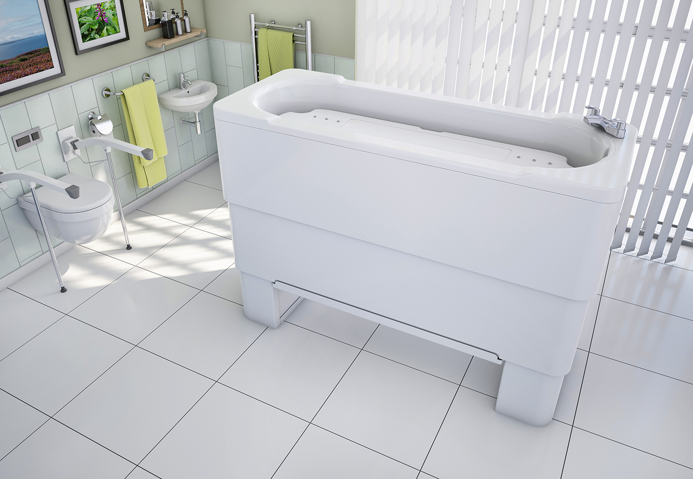 Abacus launches larger Gemini 2000 dual lift bath 