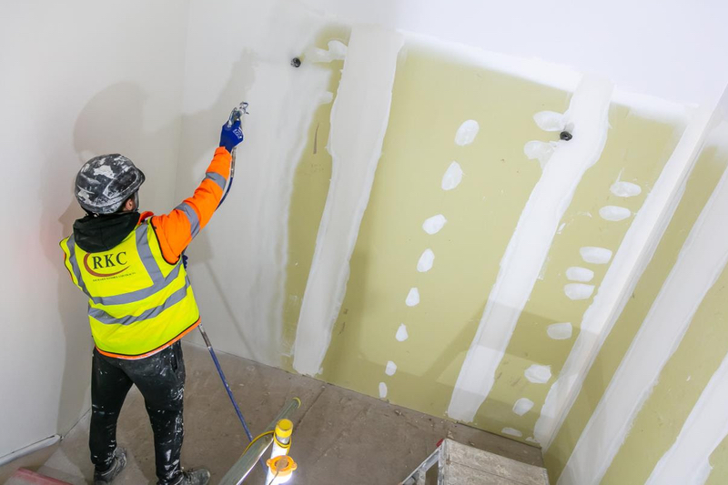 Welsh hospital employs alternative gypsum drywall method