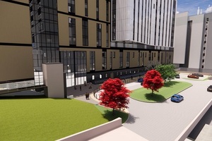 Airport-style entrance plan for flagship hospital