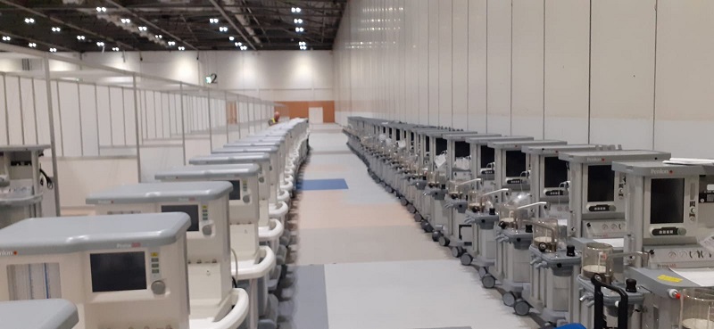 Althea specialist engineers work round the clock to equip Nightingale Hospital