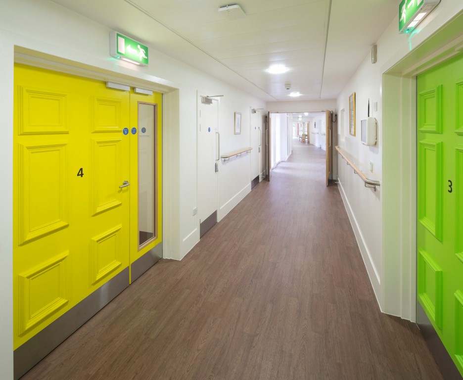 Colour plays an important role in wayfinding and orientation at the home