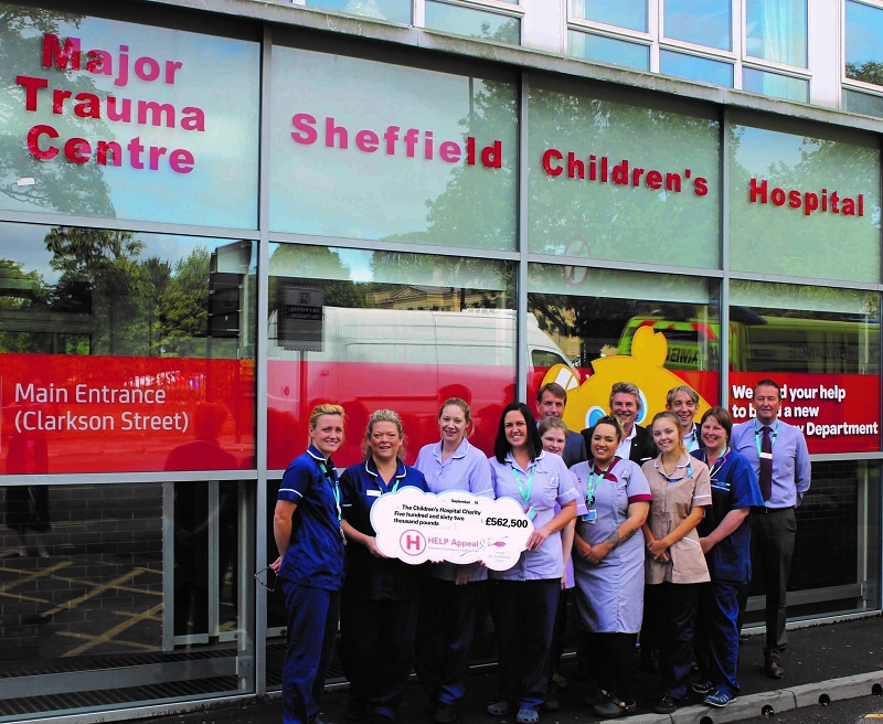 Appeal for helipad at Sheffield hospital receives charity boost