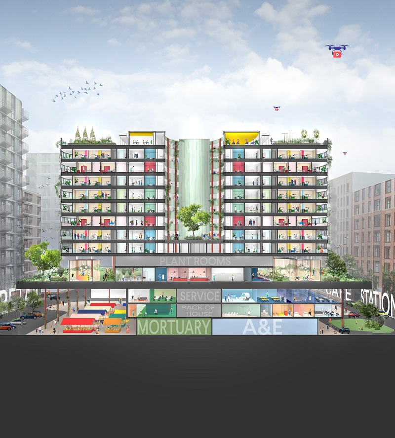 The judges said the entry stood out as a 'visionary proposal' to make hospitals themselves part of the clinical team