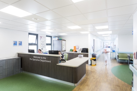 Armstrong PCM Ceilings help a new health unit keep its cool