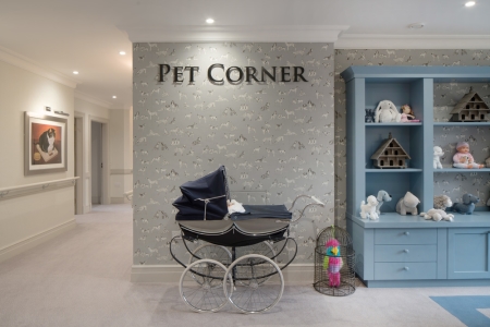 The development includes a wellness suite with a beauty salon, an old-fashioned tea lounge, and a pets corner
