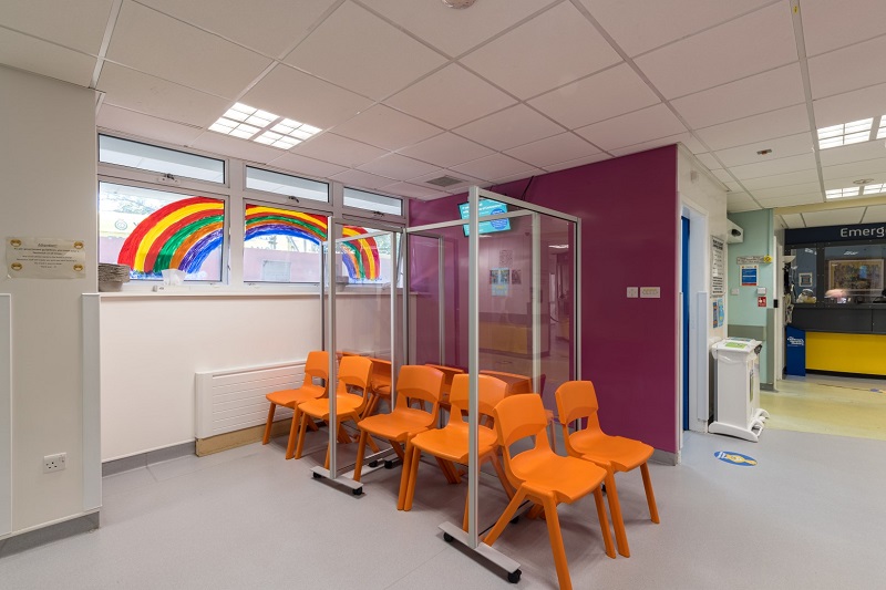 The makeover of the emergency department waiting area at Sheffield Children's Hospital was sparked by a visit from Ryan Spencer of RLX Construction