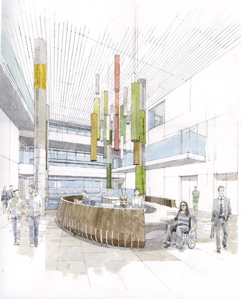 A public arts programme is central to the redevelopment of the Ruyal Sussex County Hospital