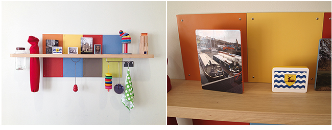 ‘Shelf Work’ - an interactive mantel shelf with interchangeable elements