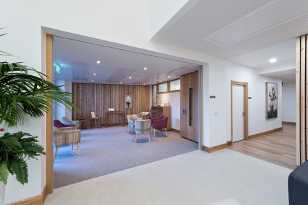 The new hospice is light, airy and modern