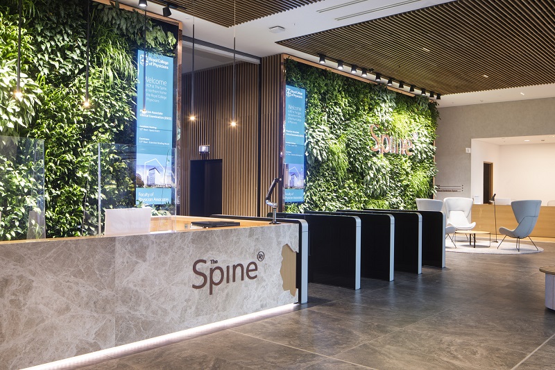 The development is one of the most energy-efficient buildings in the UK and has already won awards for its biophilic installations