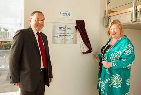 The official opening was attended by Edwina Hart, Minister for Economy, Transport and Science, who was Health Minister when the scheme was first given the green light