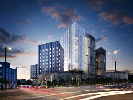 The design for the Royal Liverpool University Hospital was highly commended