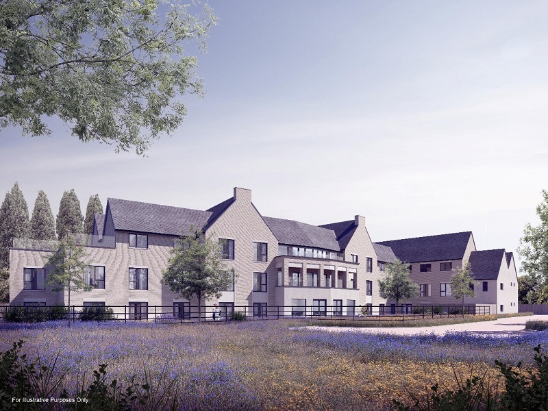 An artist's impression of the new care home