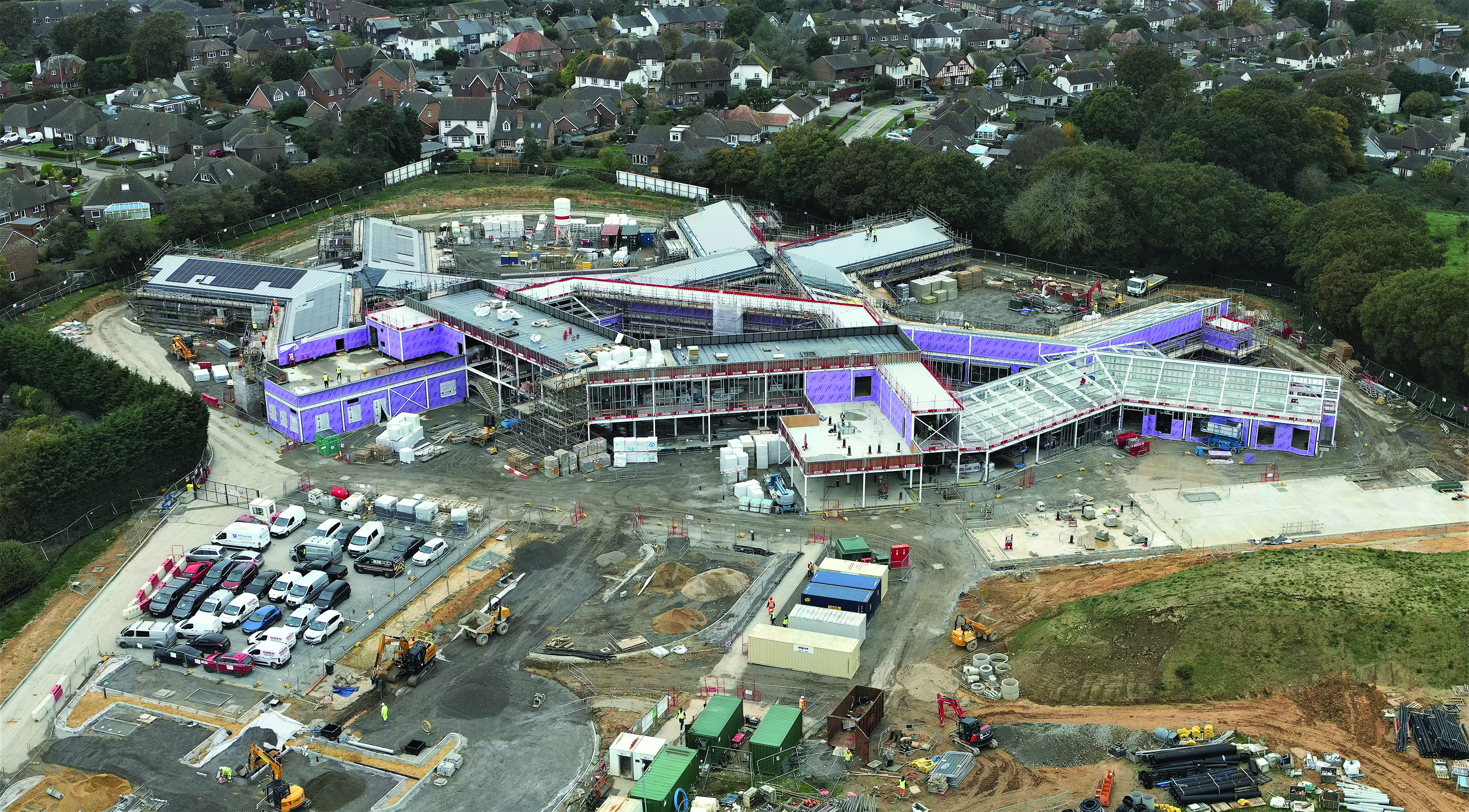 Combe Valley: Building a 54-bed mental health hospital on a greenfield site