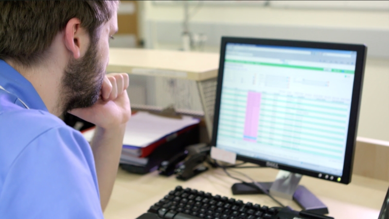 The software identifies patients ready for discharge, providing insight into systemic bottlenecks