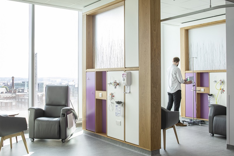 The design of the furniture will contribute to effective infection control and reduced maintenance