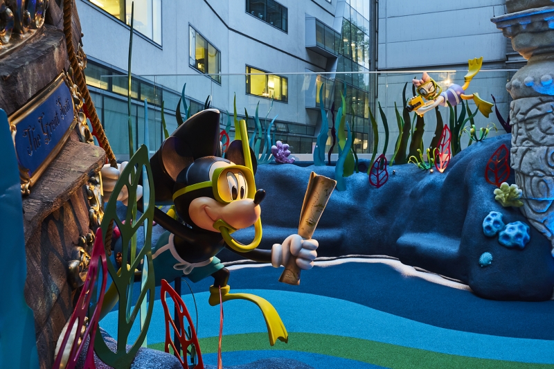 Disney opens first children's outdoor space at Great Ormond Street Hospital