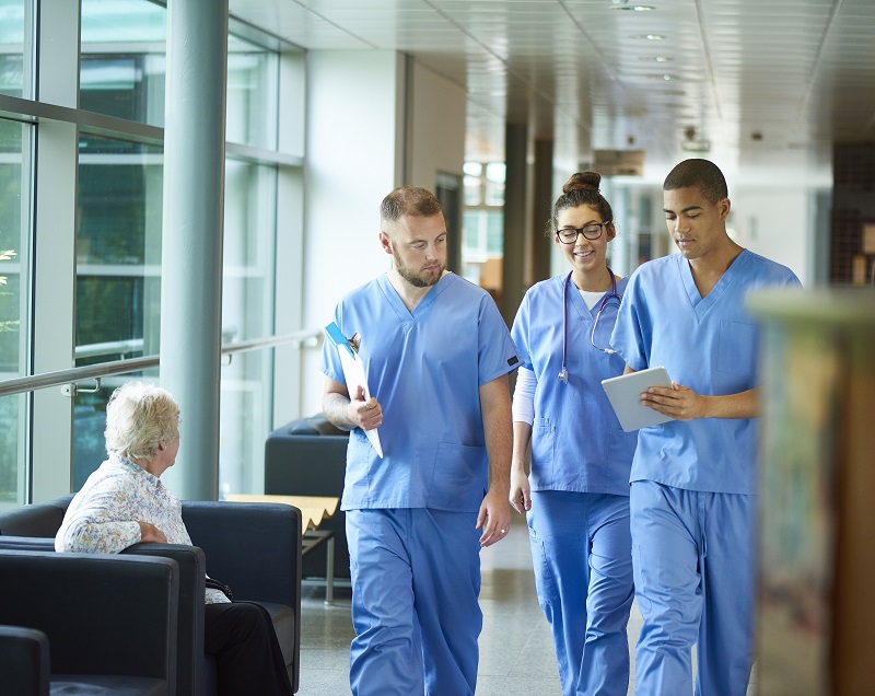 Hospitals must balance the welcoming feel of the building design with managing constant visitor traffic, securing multiple buildings, maintaining sensitive areas, and increasingly enforcing drug control