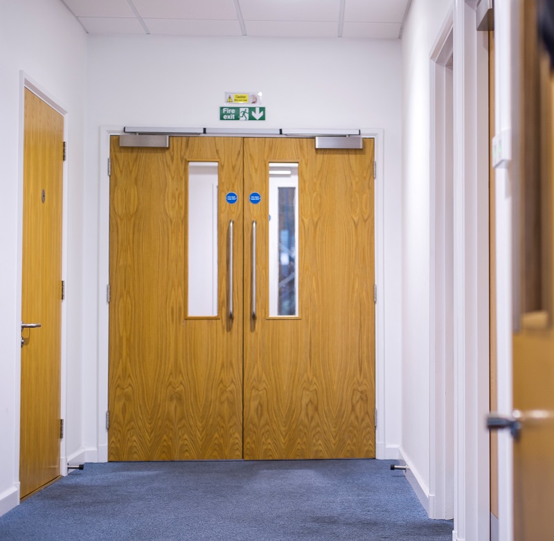 Allegion is urging estates managers to ensure fire doors are properly installed and maintained, paying particularly close attention to the specification of door hardware