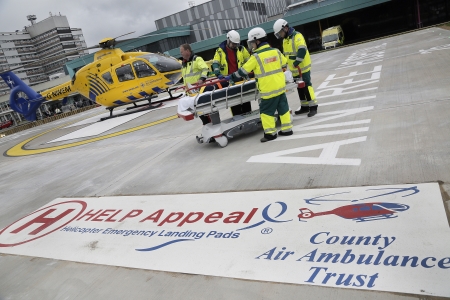 The helipad was funded by the HELP Appeal