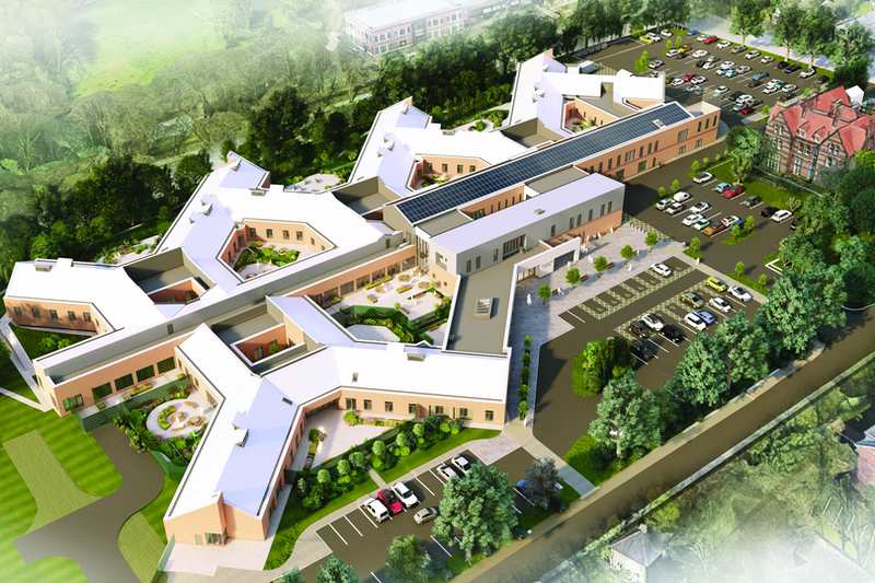 CGI of The Mossley Hill Mental Health facility