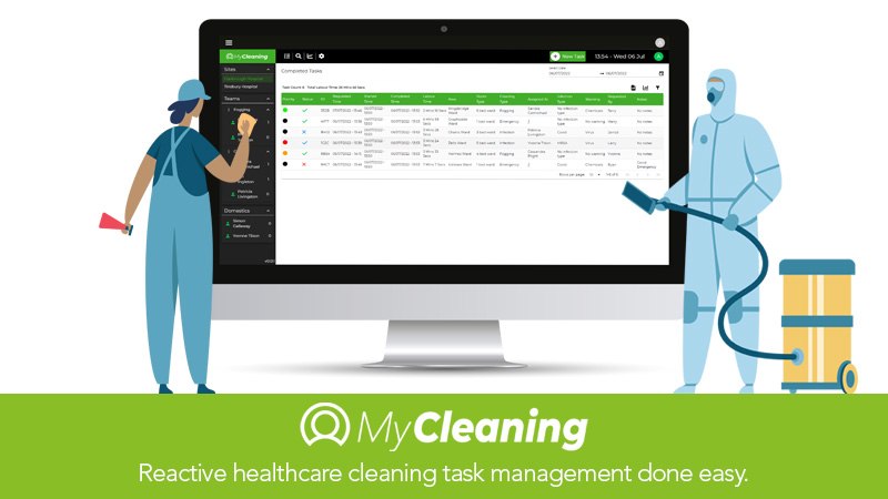 GV Healthcare announce full launch of MyCleaning – reactive cleaning task management software