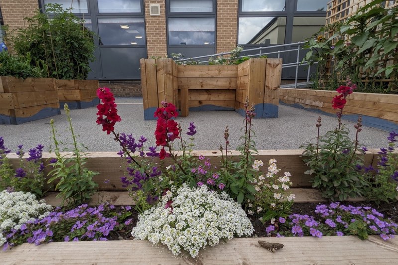 Healthy Happy Places programme: NHSPS funds therapeutic community garden