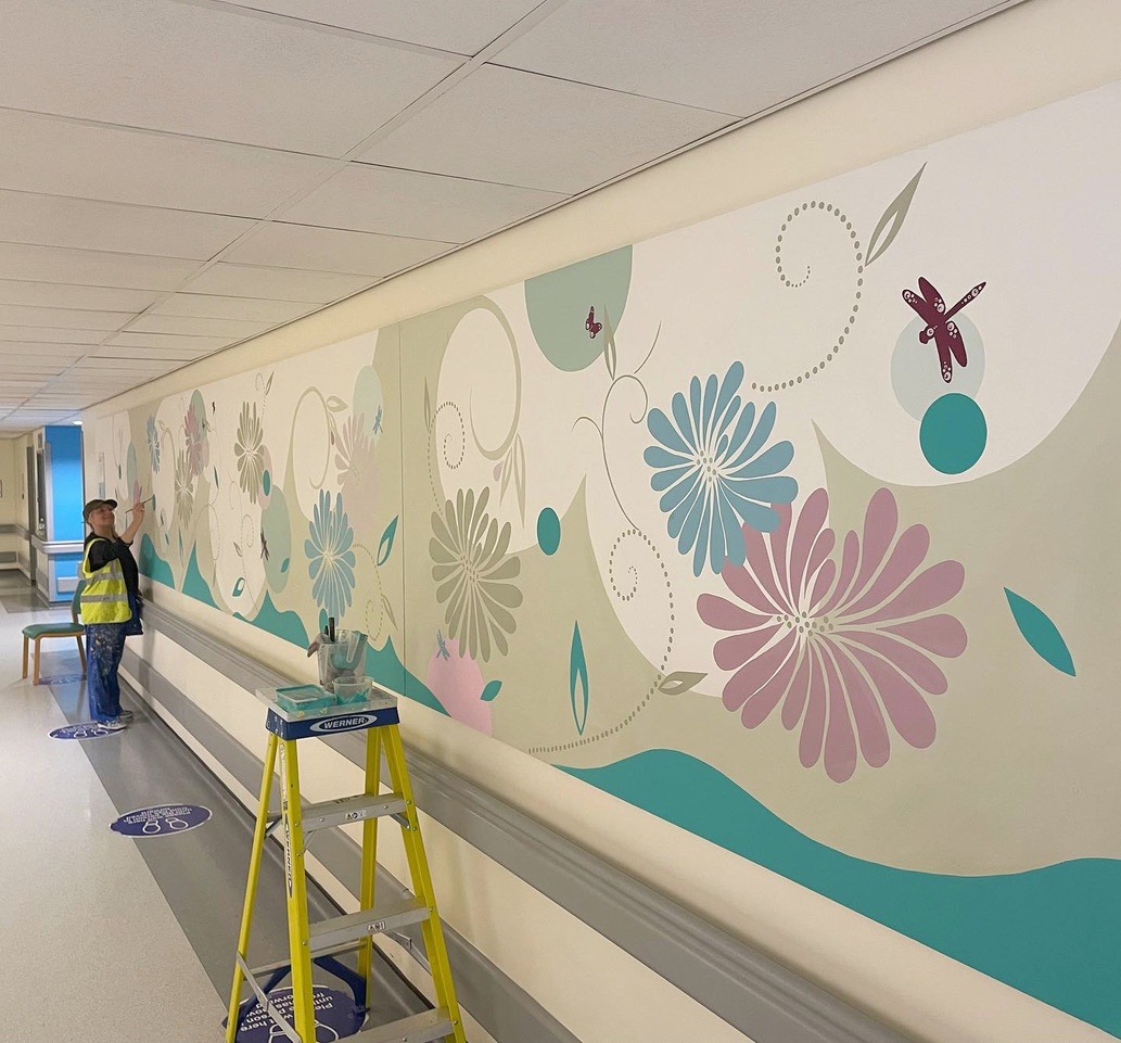 EXCLUSIVE: A sit down with Lynne Hollingsworth on the topic of hospital murals for patient wellbeing
