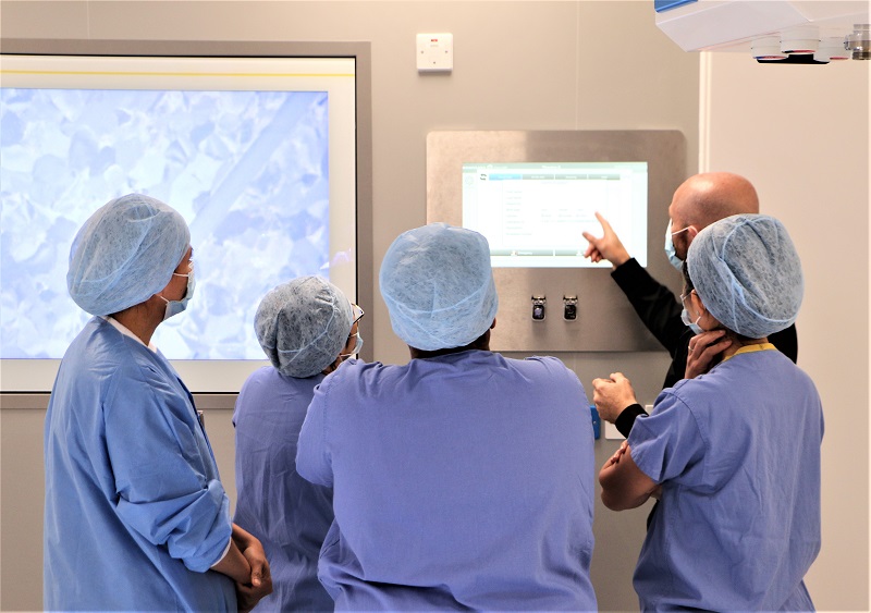 The new equipment enables clinical teams to interact and share videos to an observation area