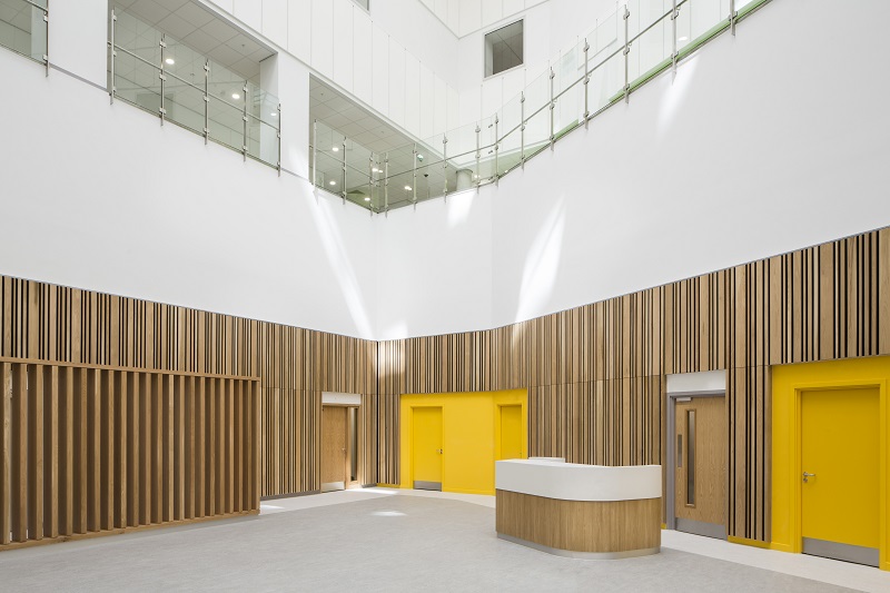 The hospital has 110 single rooms and has been designed to enhance wellbeing and recoveryImage by Paul Karalius