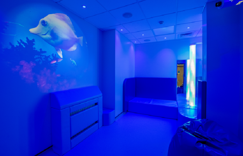 The new sensory room is proving particularly popular with patients