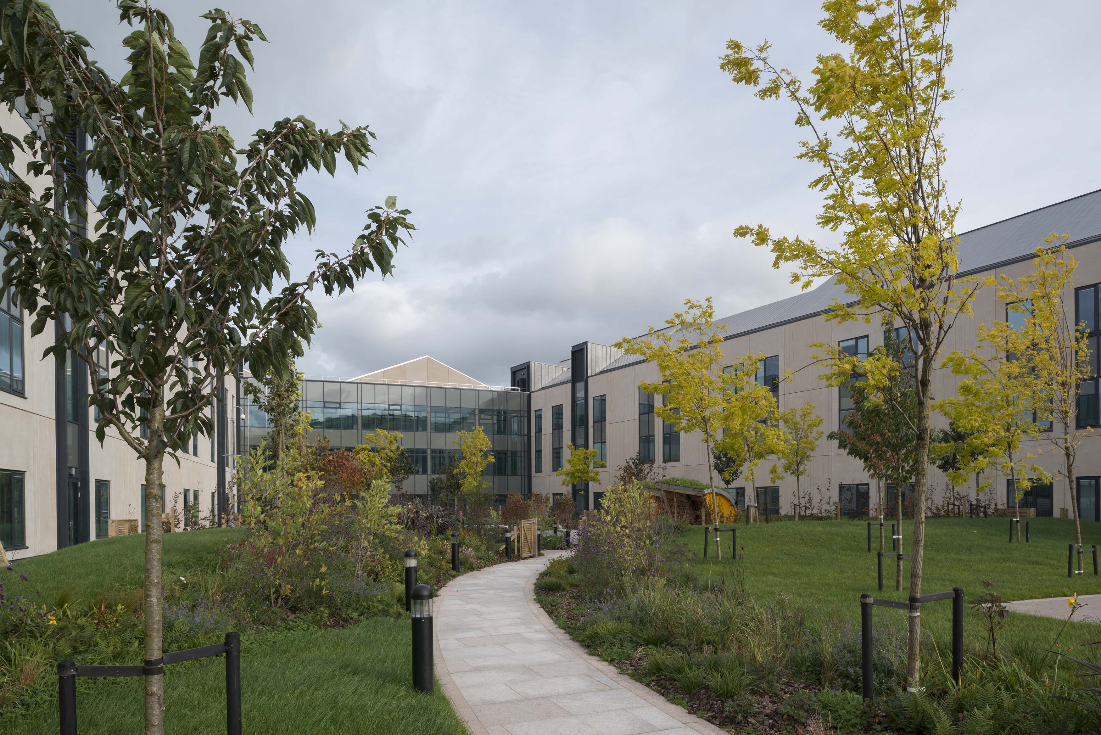 Outdoor space is key to the design of the new hospital