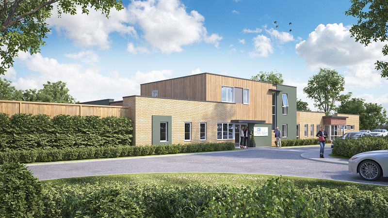 An artist's impression of the new mental health unit