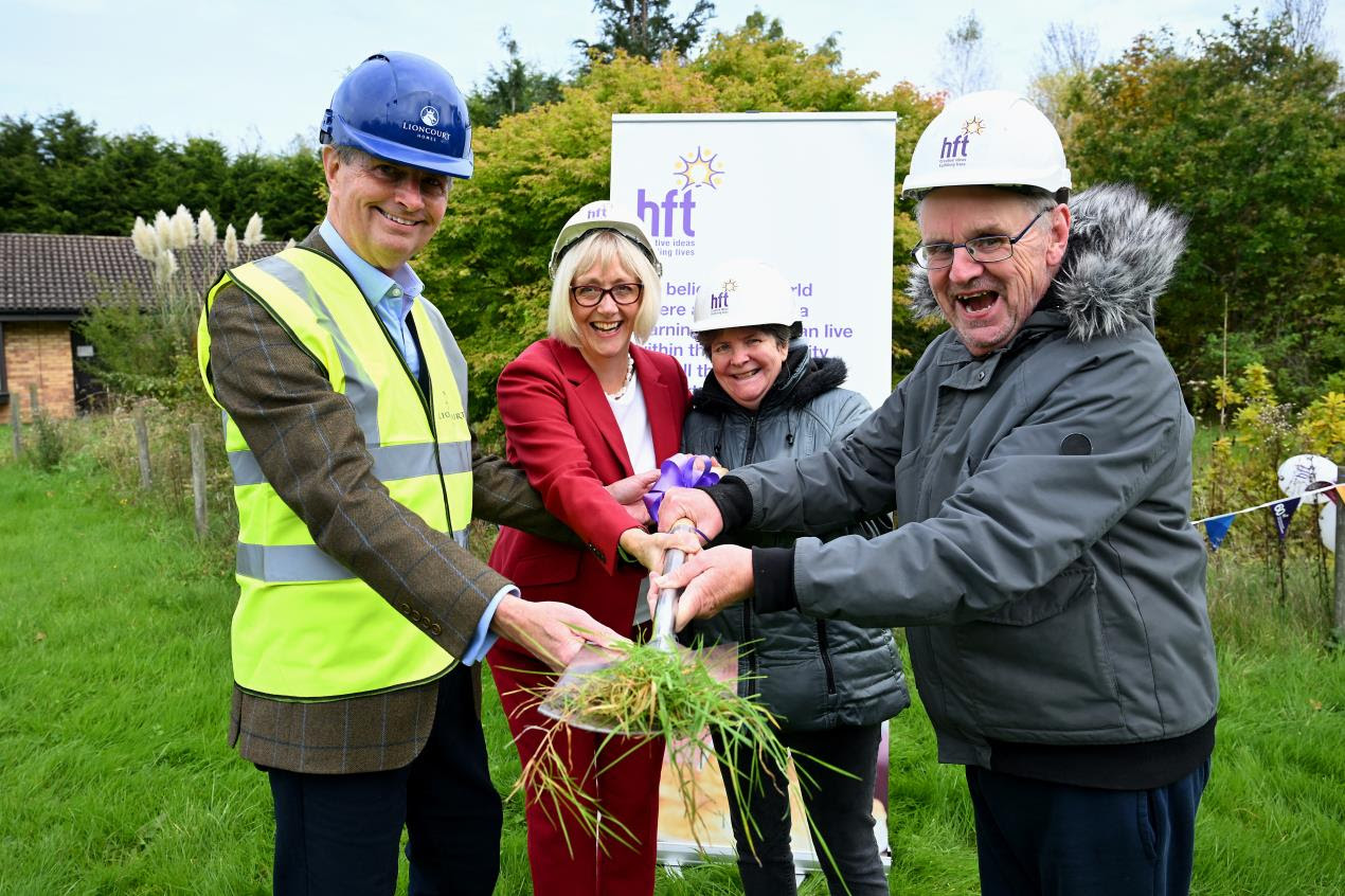 Construction work has begun on revamping properties at Lioncourt Homes' site in Telford