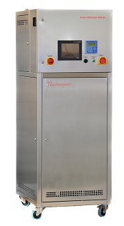 Thermapure is compact and fully heat sanitisable, ensuring the system, as well as the equipment inside, are thoroughly cleaned