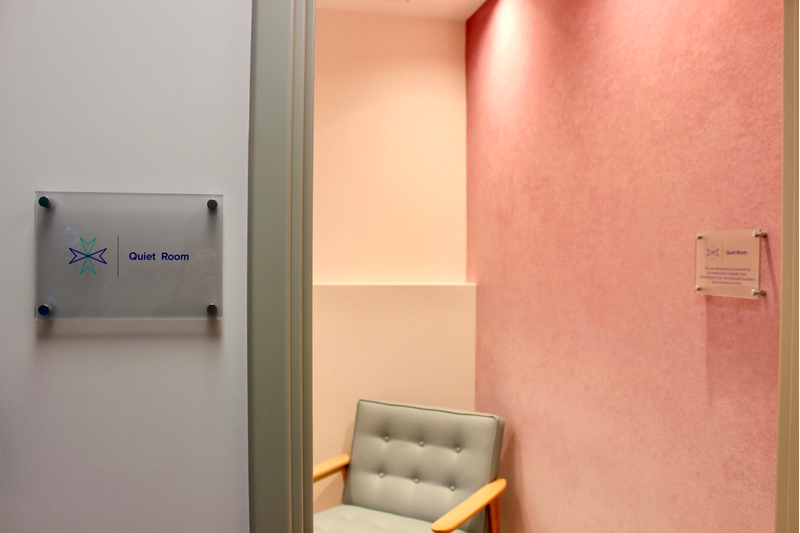 The private counselling room which has been named the 'Quiet Room' will be used by our social workers to provide support to patients and their families