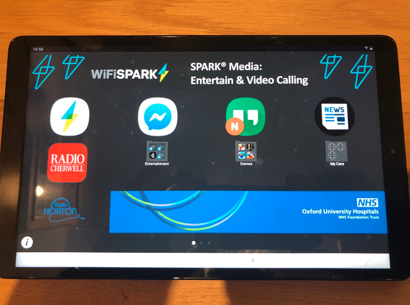 Oxford hospital bosses asked WiFi SPARK to help them link patients in hospital to their families during the COVID-19 lockdown, and within a week the technology firm had put together a digital platform, which is now being rolled out among other UK trusts