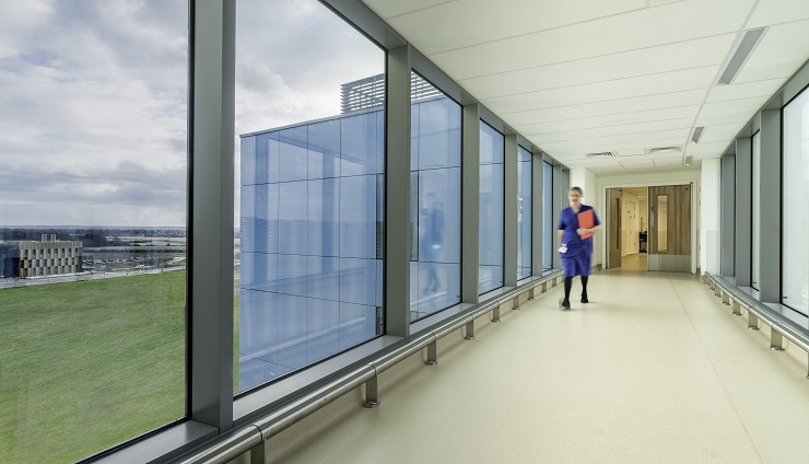 Simple wayfinding and a calming, welcoming interior help to reduce stress and anxiety among patients and visitors