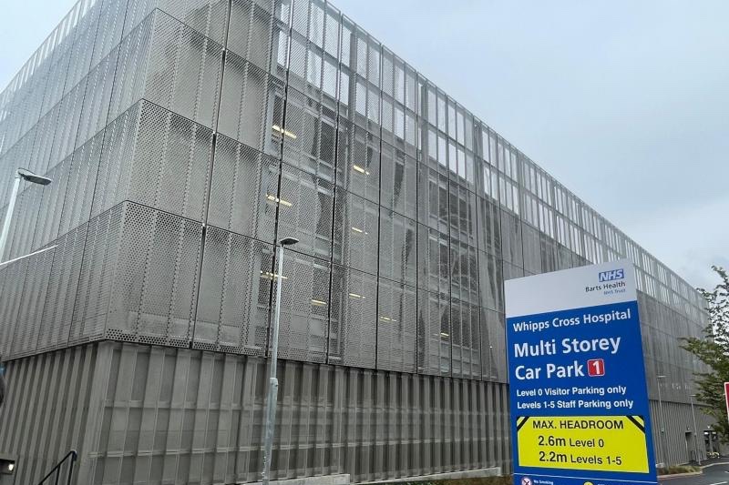 Whipps Cross Hospital unveils £28m multistorey car park