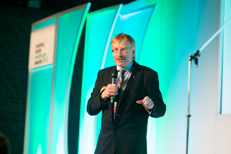 Dr Phil Hammond was a massive hit as celebrity presenter of the 2012 Building Better Healthcare Awards