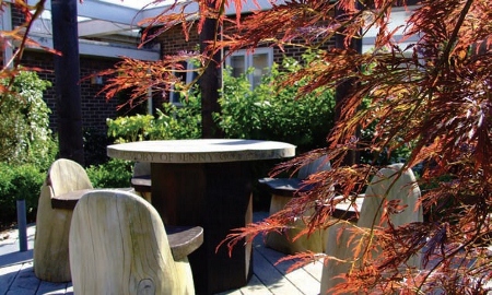 The new chemotherapy Garden at St Marys Hospital on the Isle of Wight won the Best External or Landscaping Project title