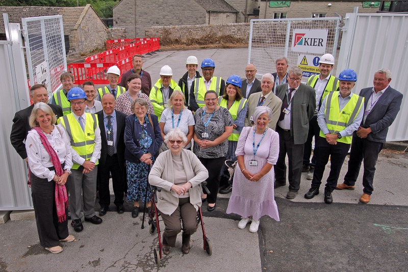 A turf-cutting ceremony marked the start of building work on the site, with the centre due to open in early 2024