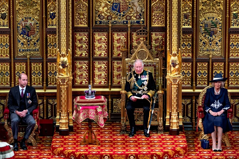 For the first time in 59 years the Queen's Speech was delivered by Prince Charles due to the Monarch's ongoing mobility problems