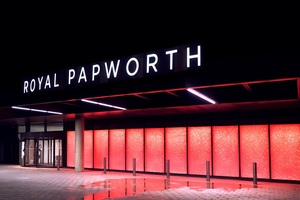Artist, Adam Ball, lights the way to wellness at new Royal Papworth Hospital