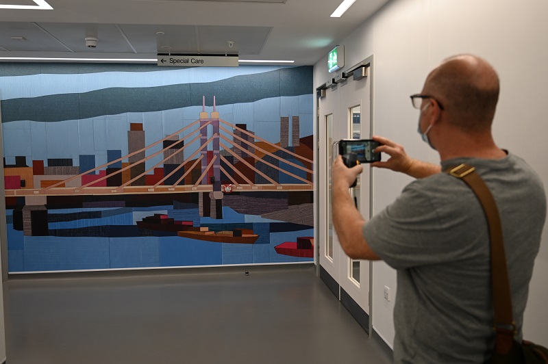 The inspiration for the artwork came from discussions and workshops with staff and parents