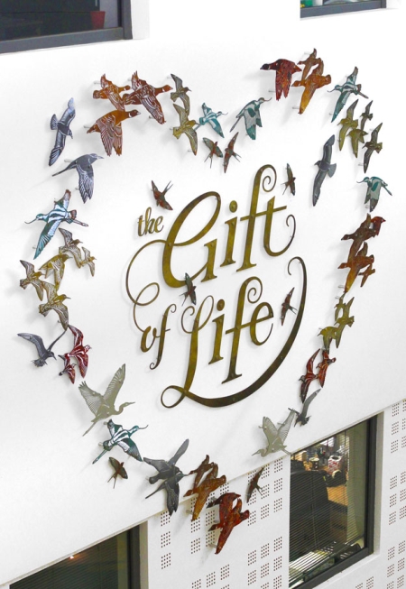 Arts project uses nature to represent recipients of the 'gift of life'
