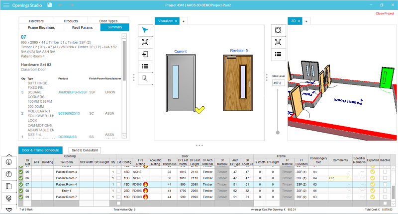 ASSA ABLOY Door Group offers Openings Studio BIM software 
