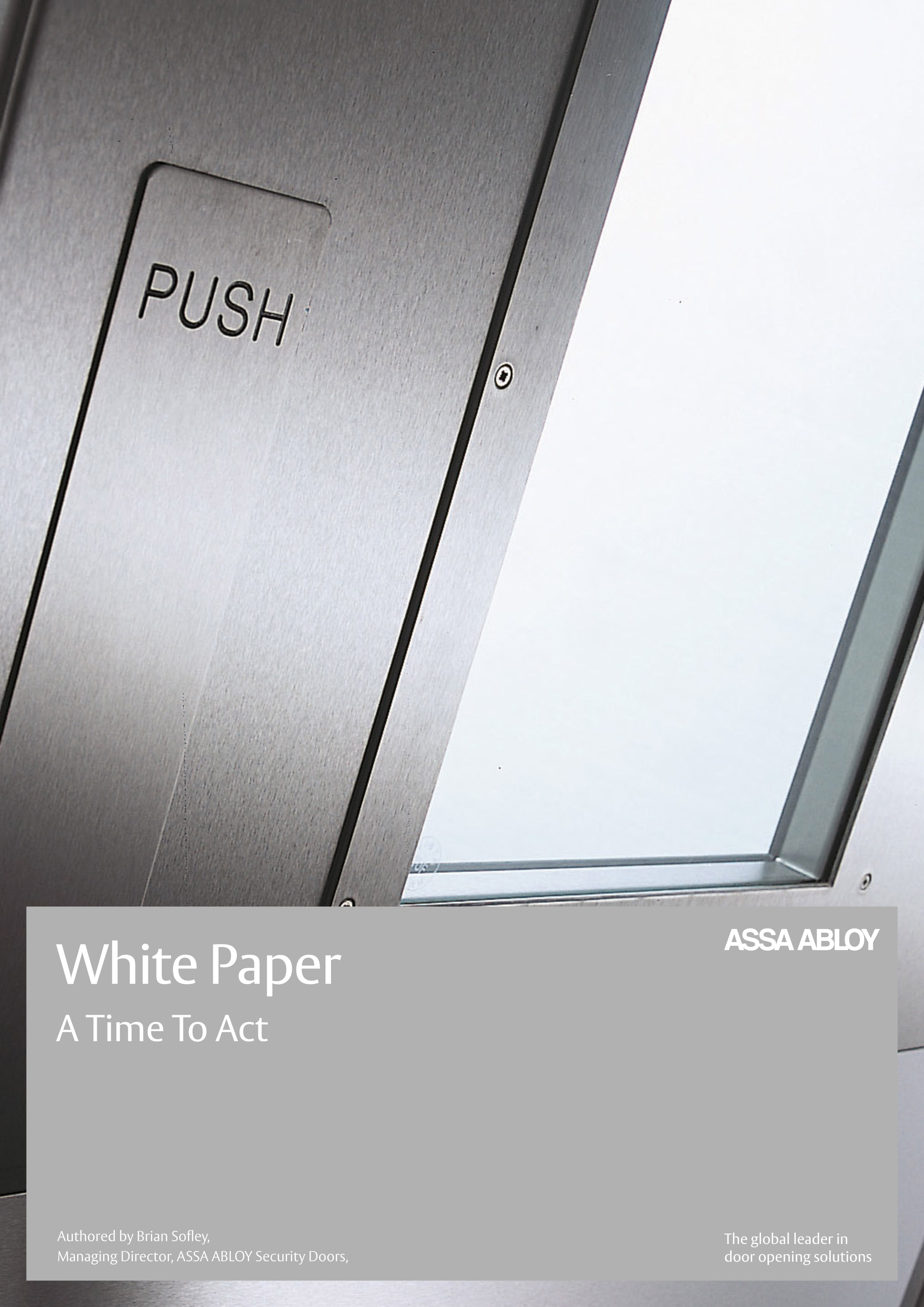 ASSA ABLOY Security Doors launches fire door safety whitepaper 