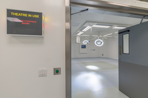 Award-winning modular operating theatre available for rehire after completing over 400 procedures